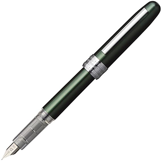 Platinum Plaisir Fountain Pen - Green - KSGILLS.com | The Writing Instruments Expert