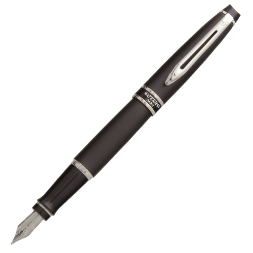 Waterman Expert II Fountain Pen - Matte Black Chrome Trim - KSGILLS.com | The Writing Instruments Expert