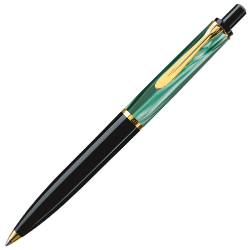Pelikan Classic K200 Ballpoint Pen - Green Marbled - KSGILLS.com | The Writing Instruments Expert