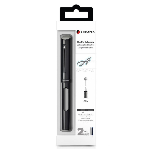 Sheaffer Calligraphy Pen - 1.0mm (2 inks) - Black - KSGILLS.com | The Writing Instruments Expert