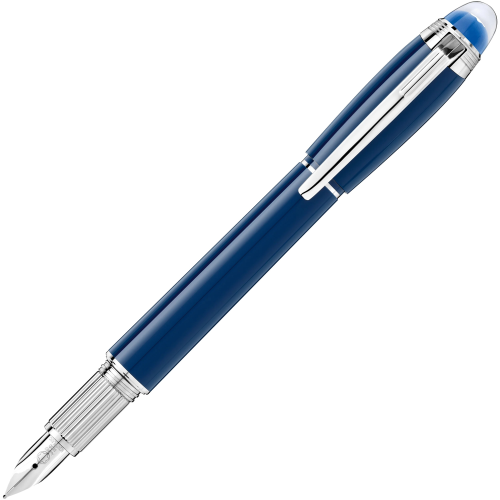 Montblanc StarWalker Blue Planet Precious Resin Fountain Pen - M (Medium) - KSGILLS.com | The Writing Instruments Expert