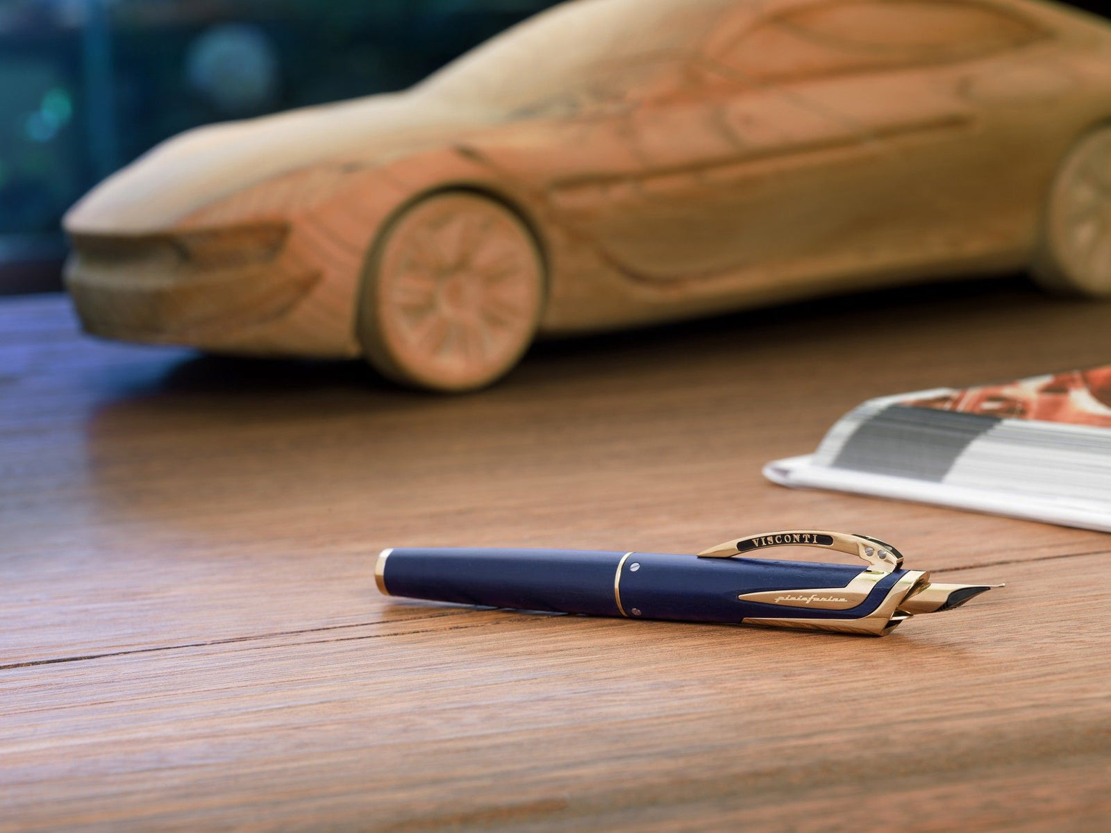 Visconti Pininfarina Carbon Graphite Icon 08/85 Limited Edition Fountain Pen - KSGILLS.com | The Writing Instruments Expert