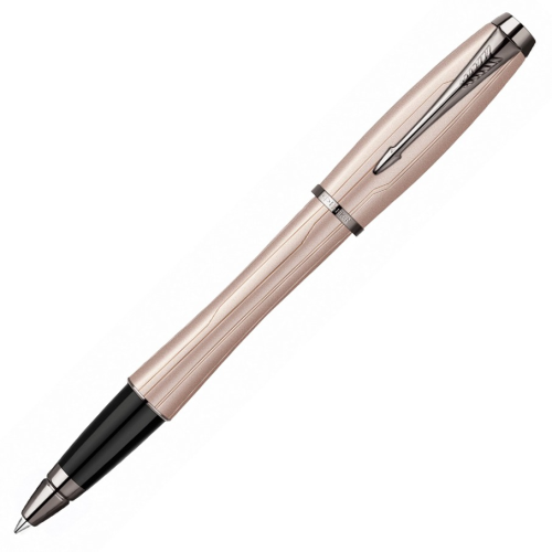 Parker Urban Premium Rollerball Pen - Metallic Pink Black Trim (with KSGILLS Premium Gift Box) - KSGILLS.com | The Writing Instruments Expert