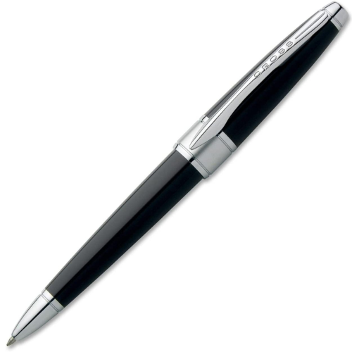 Cross Apogee Ballpoint Pen - Black Chrome Trim - KSGILLS.com | The Writing Instruments Expert