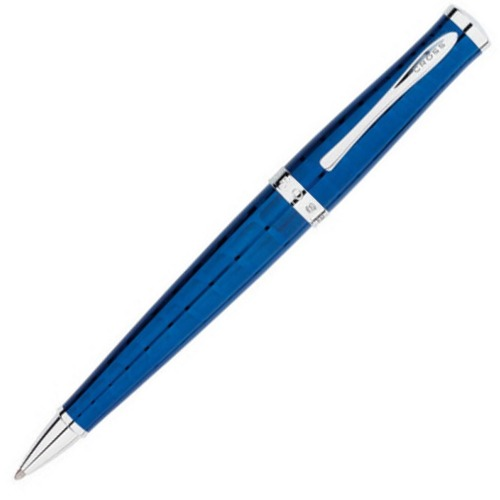 Cross Sauvage Ballpoint Pen - Blue Crocodile - KSGILLS.com | The Writing Instruments Expert