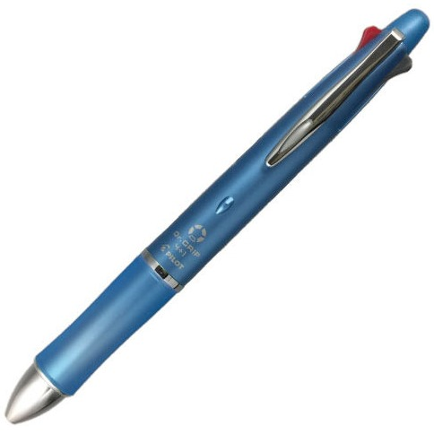 Pilot Dr. Grip (Extra Fine) - Ice Blue - Multifunction Pen 4+1 - 0.5mm  (with Engraving) - KSGILLS.com | The Writing Instruments Expert