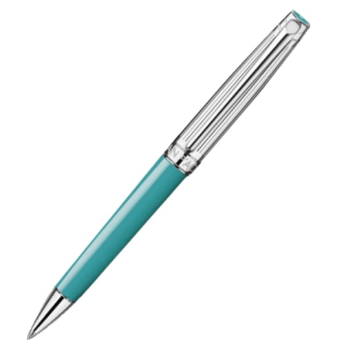 Caran d'Ache Leman Ballpoint Pen - Bicolour Turquoise - KSGILLS.com | The Writing Instruments Expert