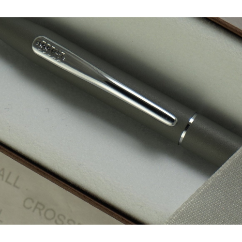 Cross Classic Century Ballpoint Pen - Matte Grey Chrome Trim - KSGILLS.com | The Writing Instruments Expert