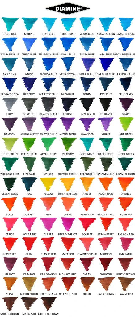 Diamine Ink Bottle (30ml / 80ml) - Asa Blue - KSGILLS.com | The Writing Instruments Expert