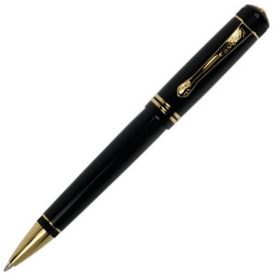 Kaweco DIA 2 Ballpoint Pen - Black with Gold Trim - KSGILLS.com | The Writing Instruments Expert