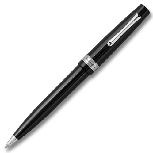 Montegrappa Armonia Black Chrome Trim Ballpoint Pen - KSGILLS.com | The Writing Instruments Expert