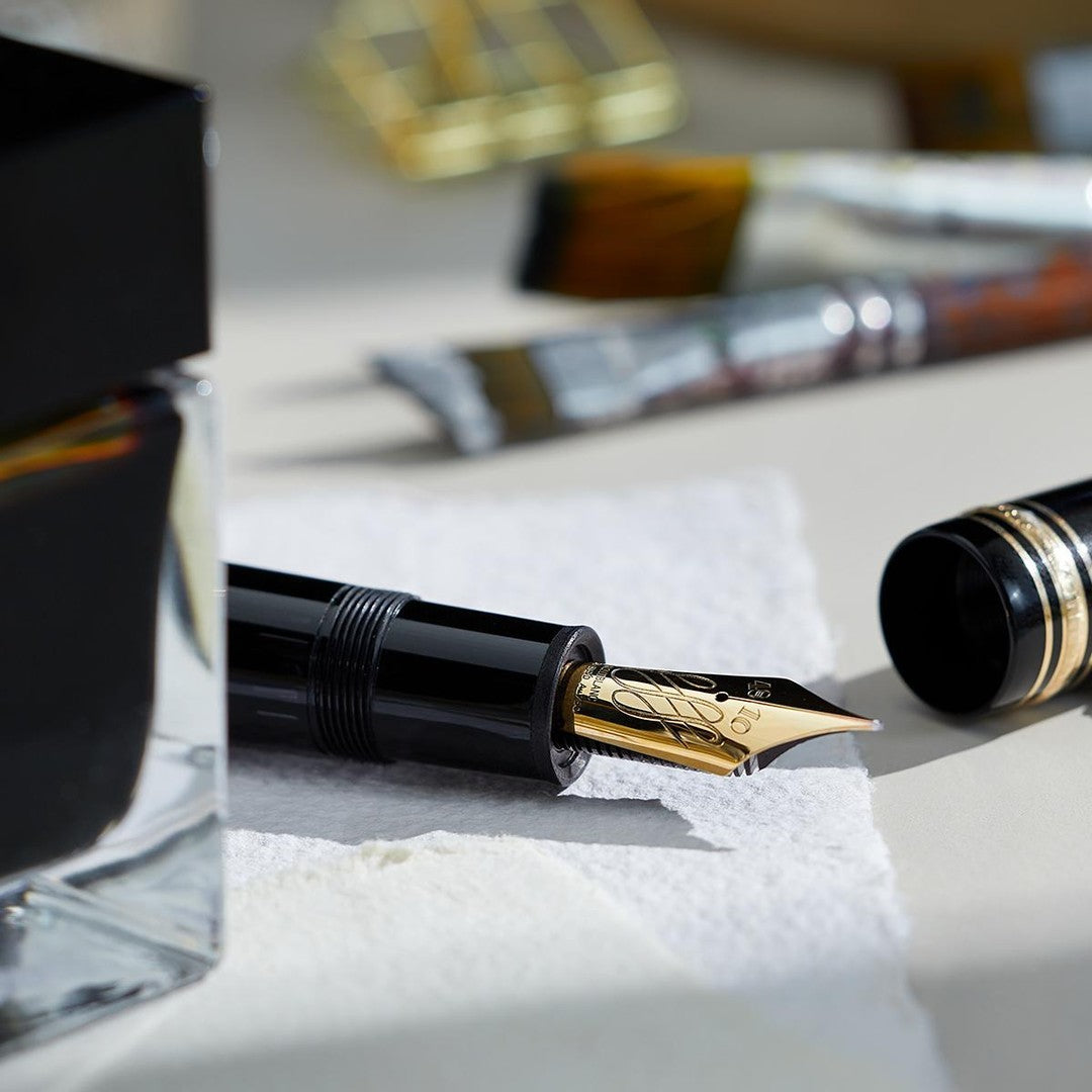 Montblanc Meisterstück 149 Fountain Pen Calligraphy Flexible Nib - Gold-Coated - KSGILLS.com | The Writing Instruments Expert