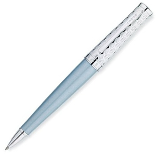 Cross Sauvage Ballpoint Pen - Moonstone Blue - KSGILLS.com | The Writing Instruments Expert