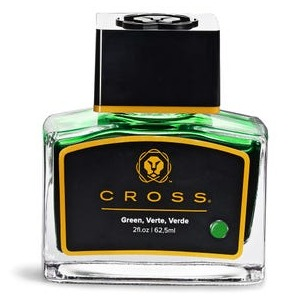 Cross Ink Bottle for Fountain Pens - 62.5ml - Green - KSGILLS.com | The Writing Instruments Expert
