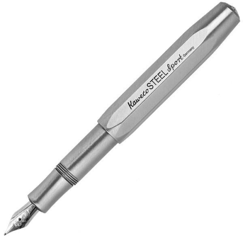 Kaweco Steel Sport Fountain Pen - KSGILLS.com | The Writing Instruments Expert