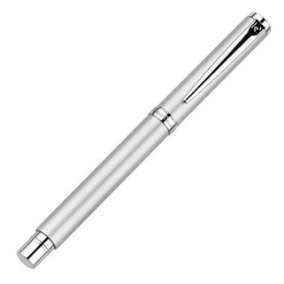 Pierre Cardin Aurora Rollerball Pen - Matte Silver Chrome Trim (with LASER Engraving) - KSGILLS.com | The Writing Instruments Expert