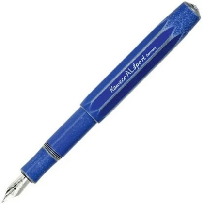 Kaweco AL Sport Stonewash Blue Fountain Pen - KSGILLS.com | The Writing Instruments Expert