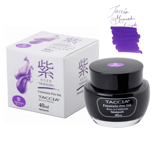 Taccia Sunao-iro Ink Bottle (40ml) - Murasaki (Purple) - KSGILLS.com | The Writing Instruments Expert