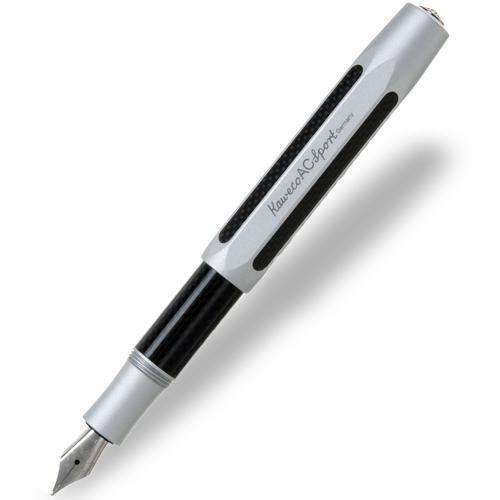 Kaweco AC Sport Silver Fountain Pen - KSGILLS.com | The Writing Instruments Expert