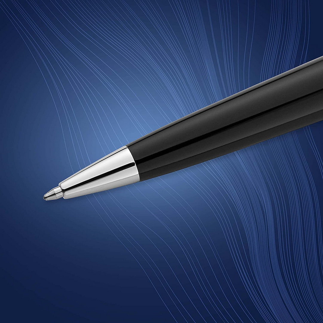 Waterman Expert III Ballpoint Pen - Black Chrome Trim - KSGILLS.com | The Writing Instruments Expert