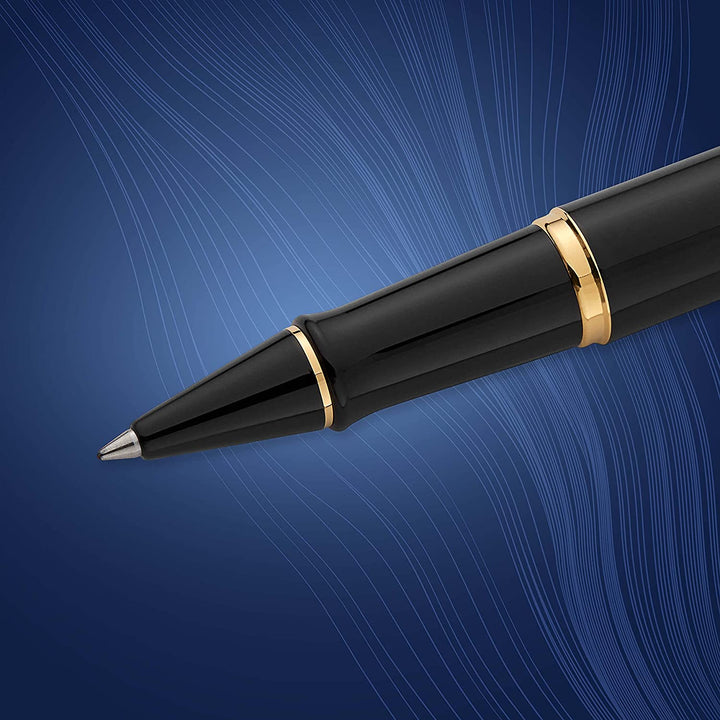 Waterman Expert III Rollerball Pen - Black Gold Trim - KSGILLS.com | The Writing Instruments Expert