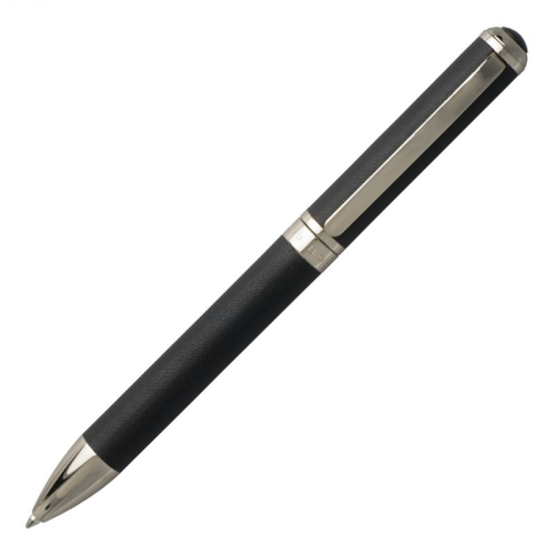 Hugo Boss Verse Black Gold Trim Ballpoint Pen - KSGILLS.com | The Writing Instruments Expert