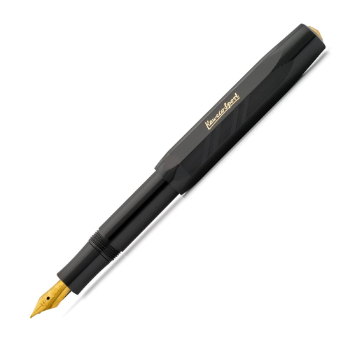 Kaweco Classic Sport Black Guilloche Fountain Pen - KSGILLS.com | The Writing Instruments Expert