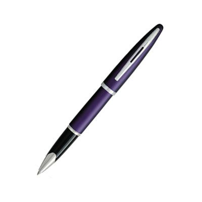 Waterman Carene Royal Violet Rhodium Trim Rollerball Pen - KSGILLS.com | The Writing Instruments Expert