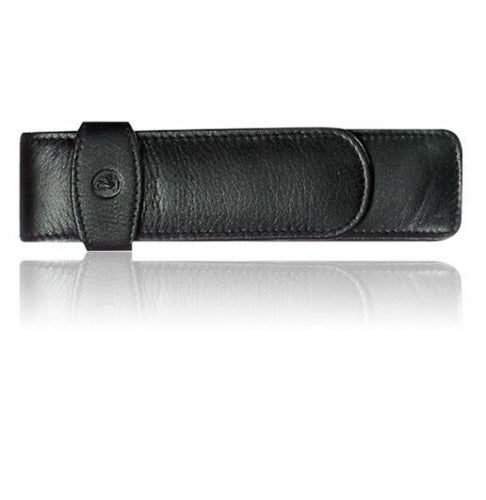 Pelikan TG21 Black Leather Double Pouch - KSGILLS.com | The Writing Instruments Expert