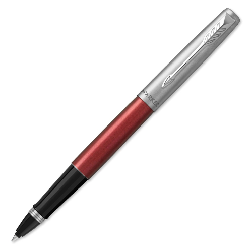 Parker Jotter Classic Rollerball Pen Kensington Red Chrome Trim - Refill Black Fine - KSGILLS.com | The Writing Instruments Expert