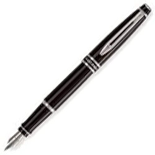 Waterman Expert II Fountain Pen - Black Lacquer Chrome Trim - KSGILLS.com | The Writing Instruments Expert