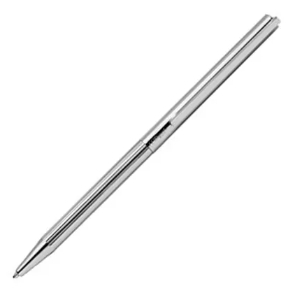S.T. Dupont Classique Lines Grey Slim Ballpoint Pen - KSGILLS.com | The Writing Instruments Expert