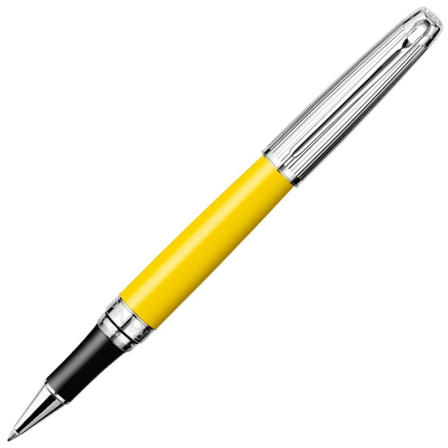 Caran d'Ache Leman Rollerball Pen - Bicolour Yellow - KSGILLS.com | The Writing Instruments Expert