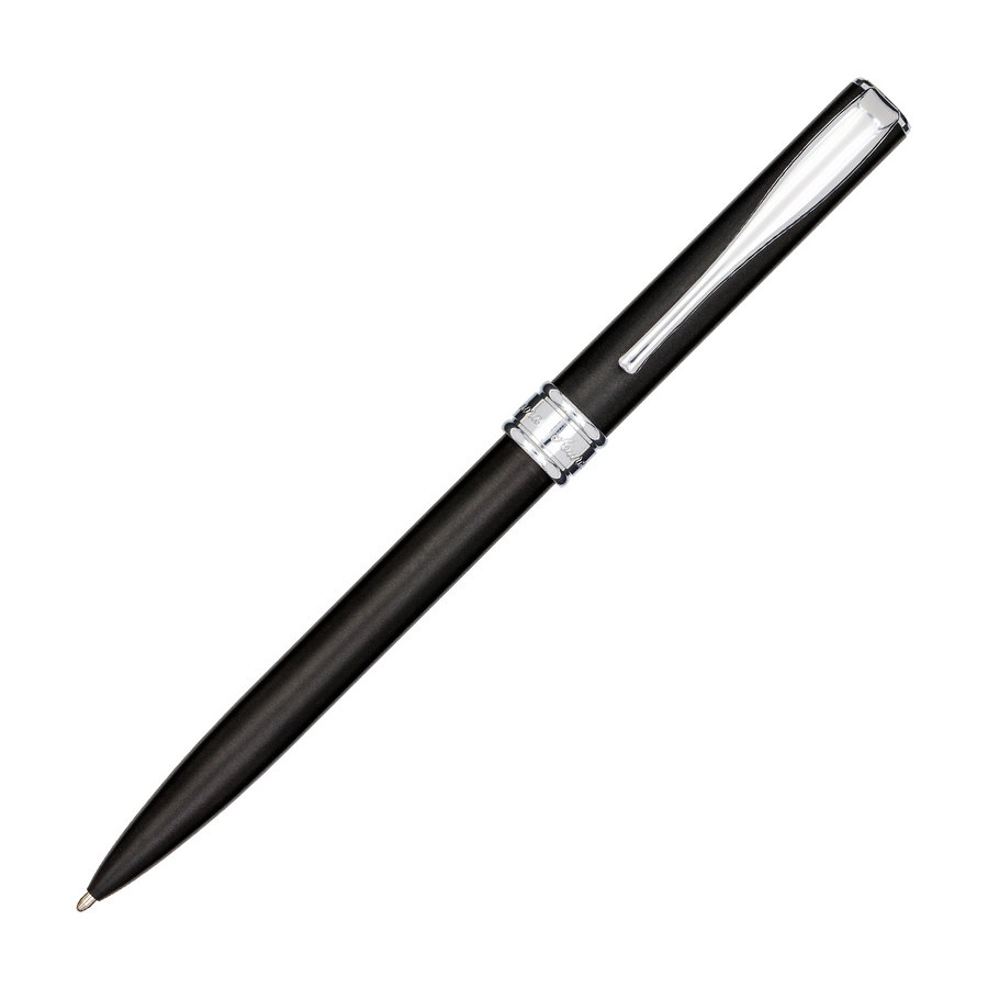 Aurora Magellano Ballpoint Pen - Black Chrome Trim (XL) - KSGILLS.com | The Writing Instruments Expert