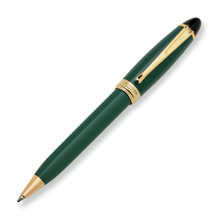 Aurora Ipsilon Ballpoint Pen - Green Gold Trim - KSGILLS.com | The Writing Instruments Expert