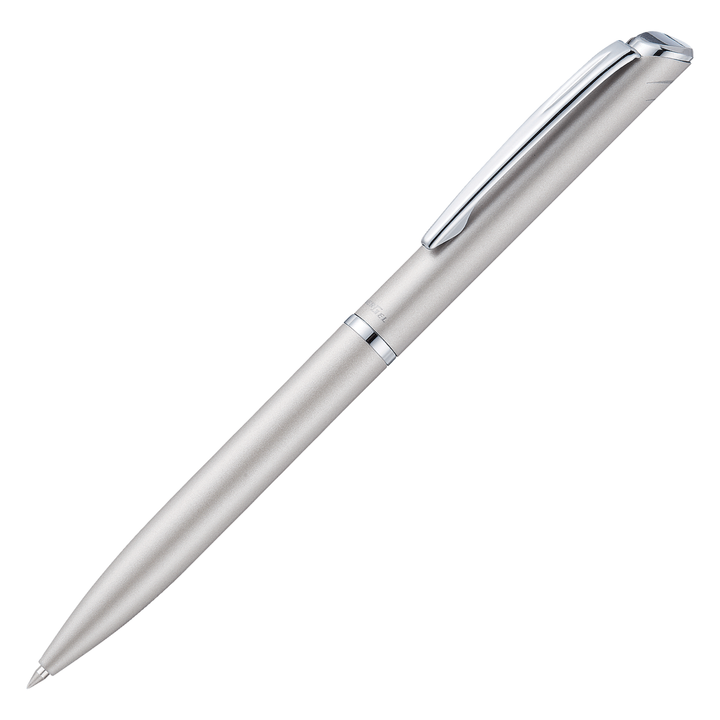 Pentel Sterling Energel Capless Rollerball Pen - Chrome Trim Warm Silver (with LASER Engraving) - KSGILLS.com | The Writing Instruments Expert