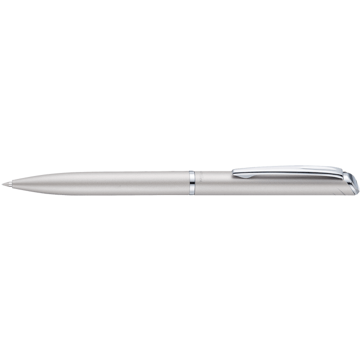 Pentel Sterling Energel Capless Rollerball Pen - Chrome Trim Warm Silver (with LASER Engraving) - KSGILLS.com | The Writing Instruments Expert