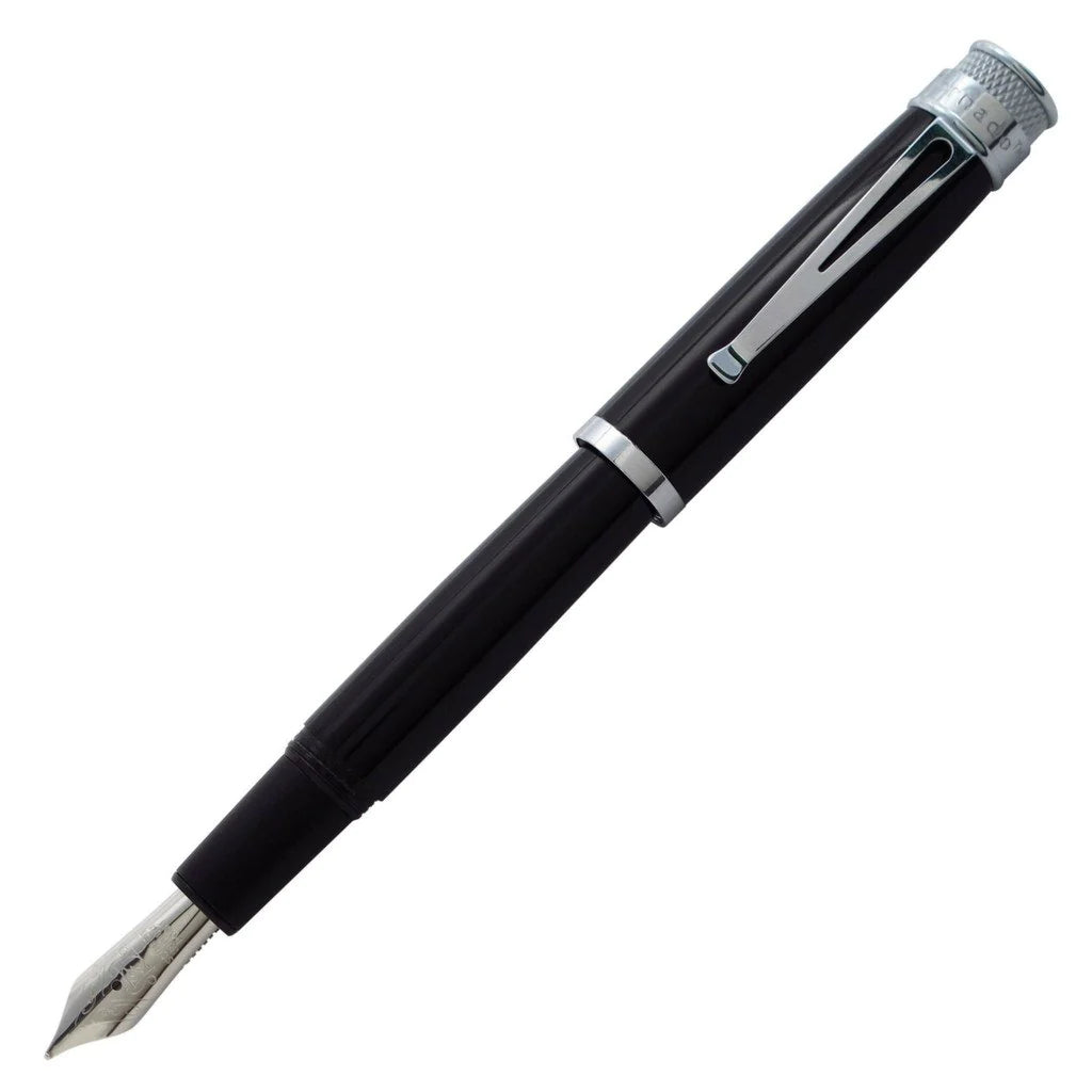 Retro 51 Tornado Fountain Pen - Black (USA Classic Edition) - KSGILLS.com | The Writing Instruments Expert