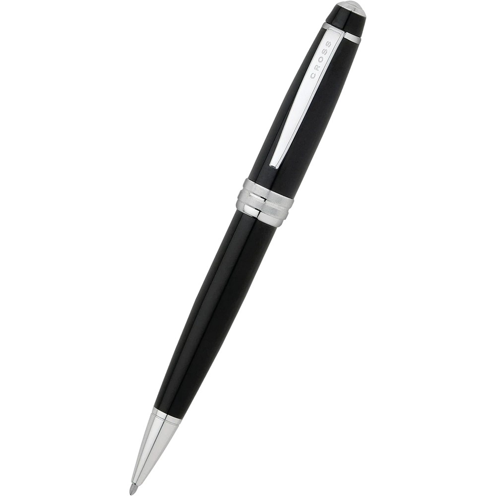 Cross Bailey Ballpoint Pen - Black Lacquer Chrome Trim - KSGILLS.com | The Writing Instruments Expert