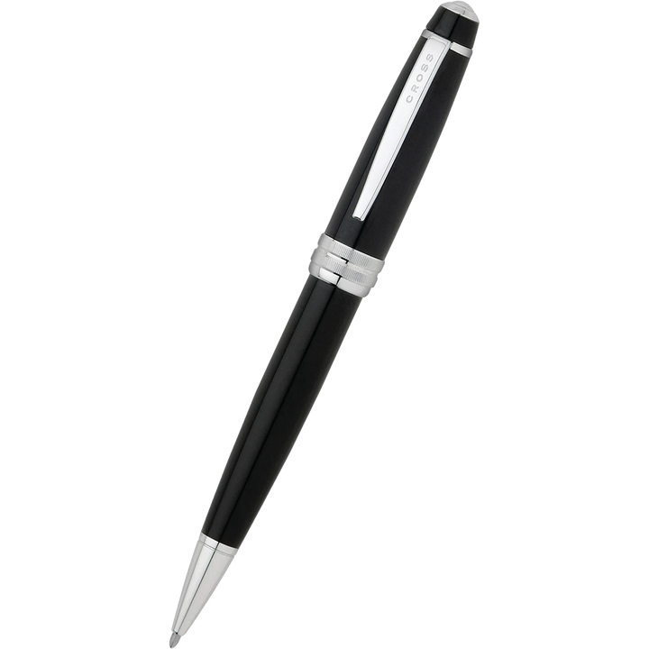 Cross Bailey Ballpoint Pen - Black Lacquer Chrome Trim - KSGILLS.com | The Writing Instruments Expert