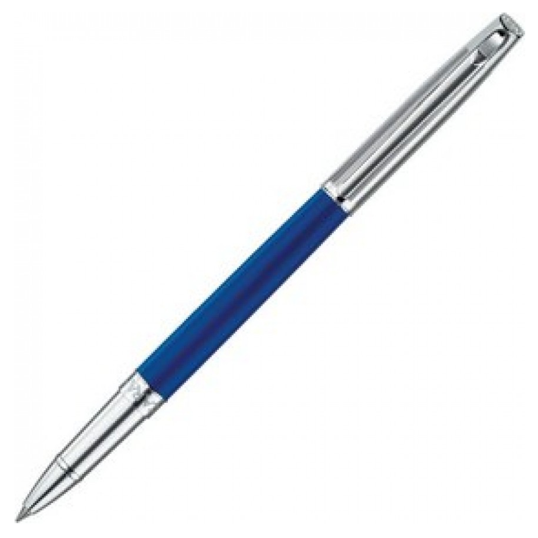 Caran d'Ache Leman Rollerball Pen - Bicolour Blue (SLIM) - KSGILLS.com | The Writing Instruments Expert