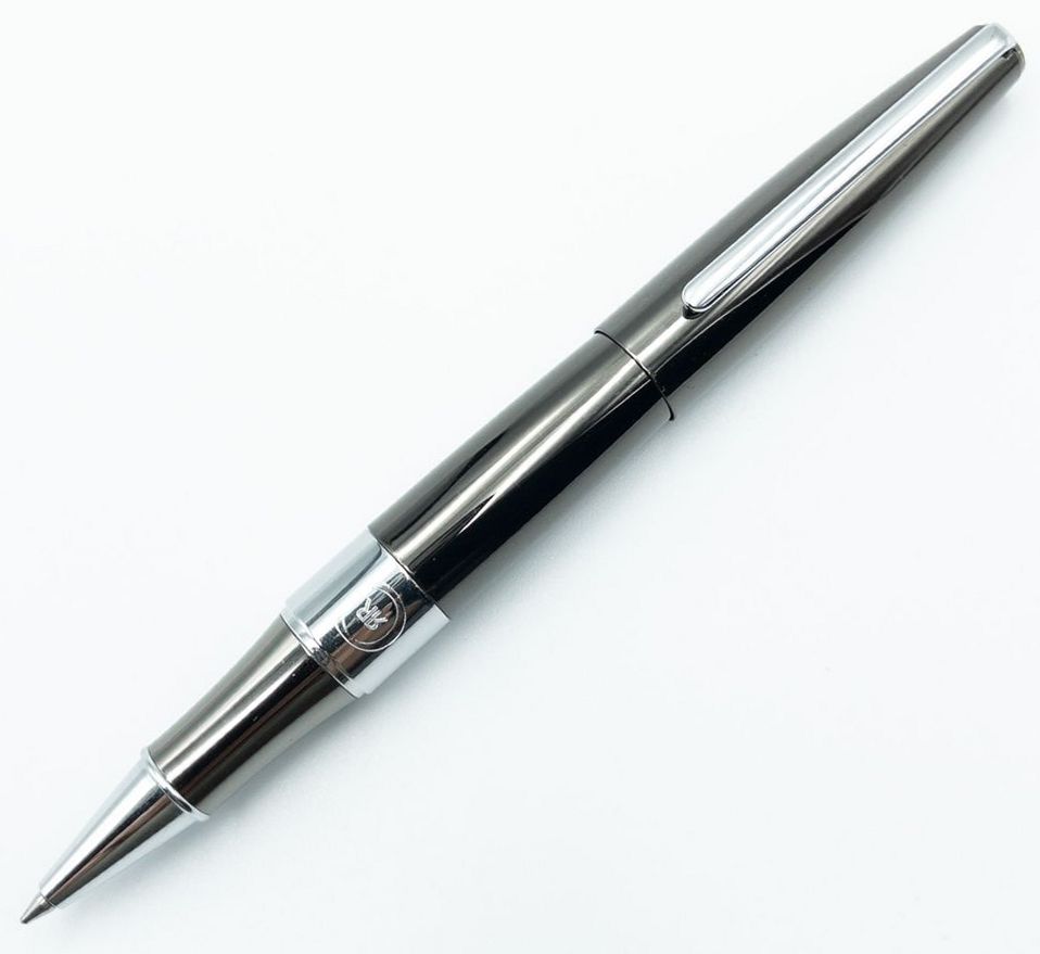 Cerruti 1881 Bullet Grey Rollerball Pen - KSGILLS.com | The Writing Instruments Expert