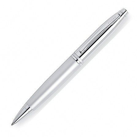 Cross Calais Ballpoint Pen - Gloss & Matte Chrome - KSGILLS.com | The Writing Instruments Expert