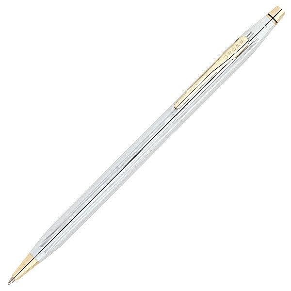 Cross Classic Century Ballpoint Pen - Medalist Chrome Gold Trim - KSGILLS.com | The Writing Instruments Expert
