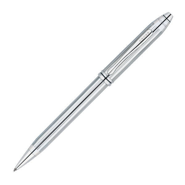 Cross Townsend Ballpoint Pen - Lustrous Chrome - KSGILLS.com | The Writing Instruments Expert