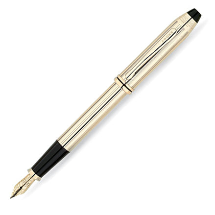 Cross Townsend Fountain Pen - 18K Gold Filled - KSGILLS.com | The Writing Instruments Expert