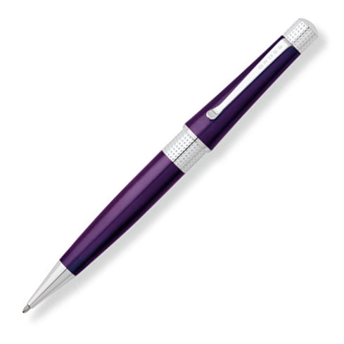 Cross Beverly Ballpoint Pen - Purple Lacquer - KSGILLS.com | The Writing Instruments Expert