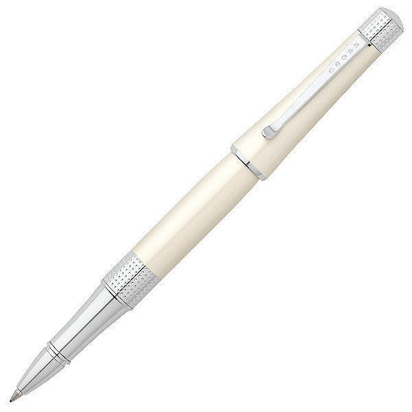 Cross Beverly Rollerball Pen - White Lacquer - KSGILLS.com | The Writing Instruments Expert