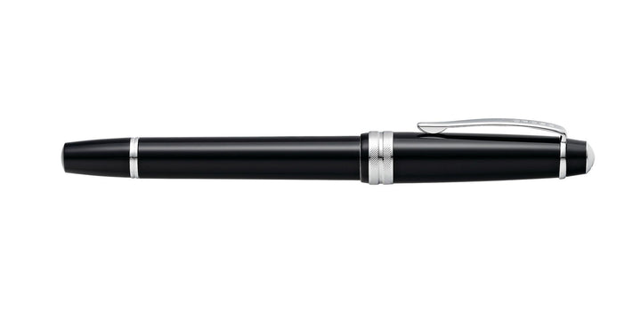 Cross Bailey Light Rollerball Pen - Black Chrome Trim Glossy Polished Resin - KSGILLS.com | The Writing Instruments Expert