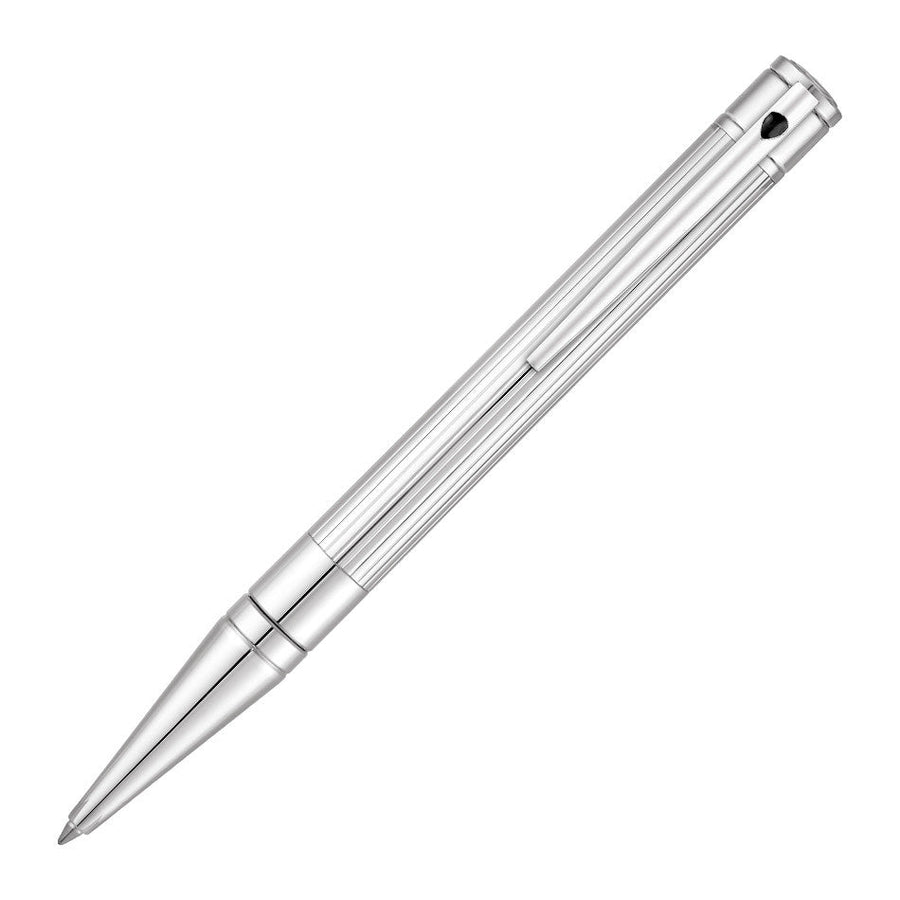 S.T. Dupont D-Initial Ballpoint Pen - Pure Chrome Trim - KSGILLS.com | The Writing Instruments Expert